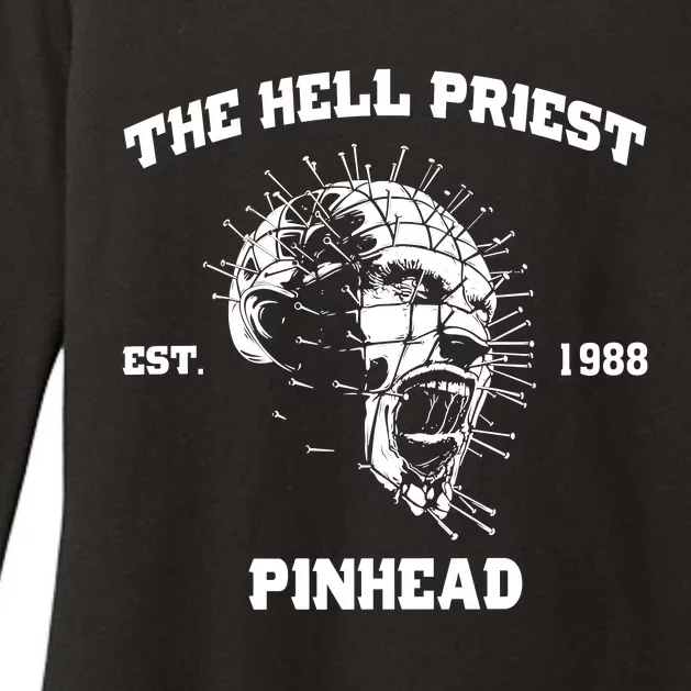 The Hell Priest Est 1988 Horror Scary Halloween Womens CVC Long Sleeve Shirt