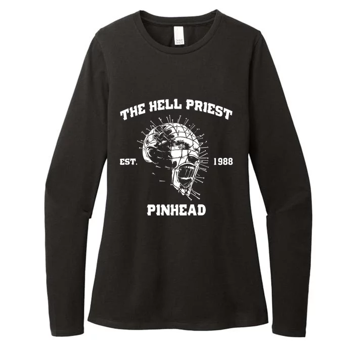 The Hell Priest Est 1988 Horror Scary Halloween Womens CVC Long Sleeve Shirt