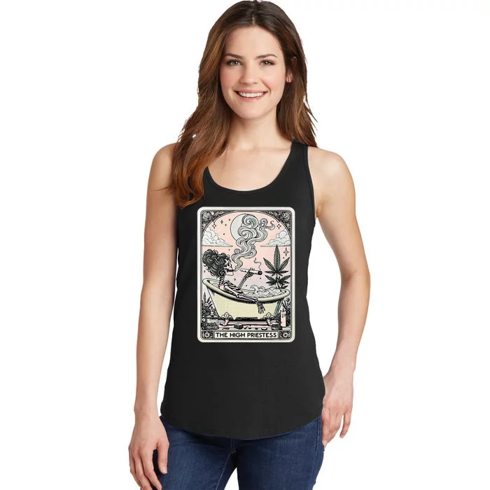 The High Priestess Tarot Card Ladies Essential Tank