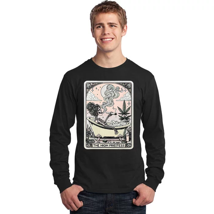 The High Priestess Tarot Card Tall Long Sleeve T-Shirt