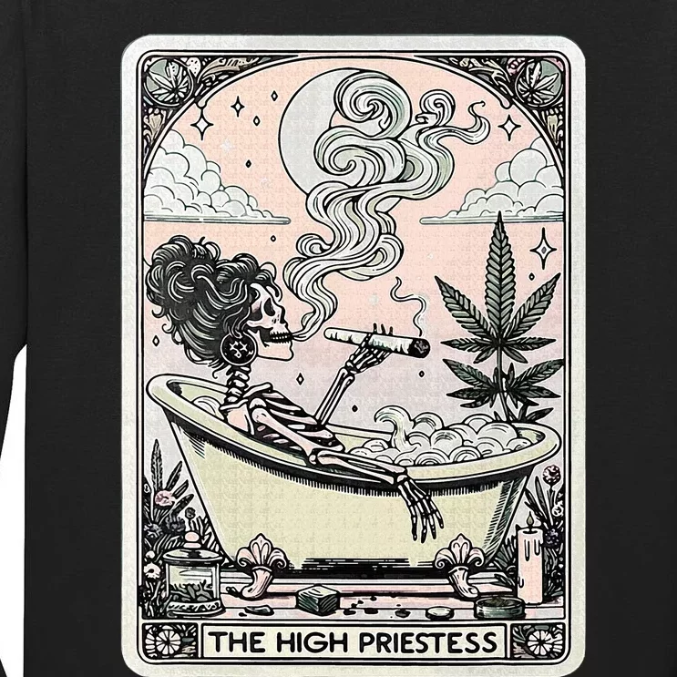 The High Priestess Tarot Card Tall Long Sleeve T-Shirt