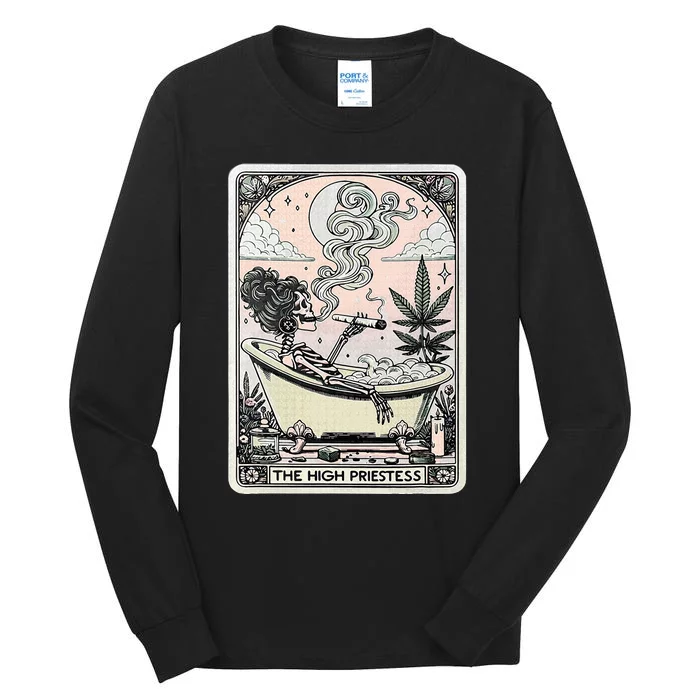 The High Priestess Tarot Card Tall Long Sleeve T-Shirt