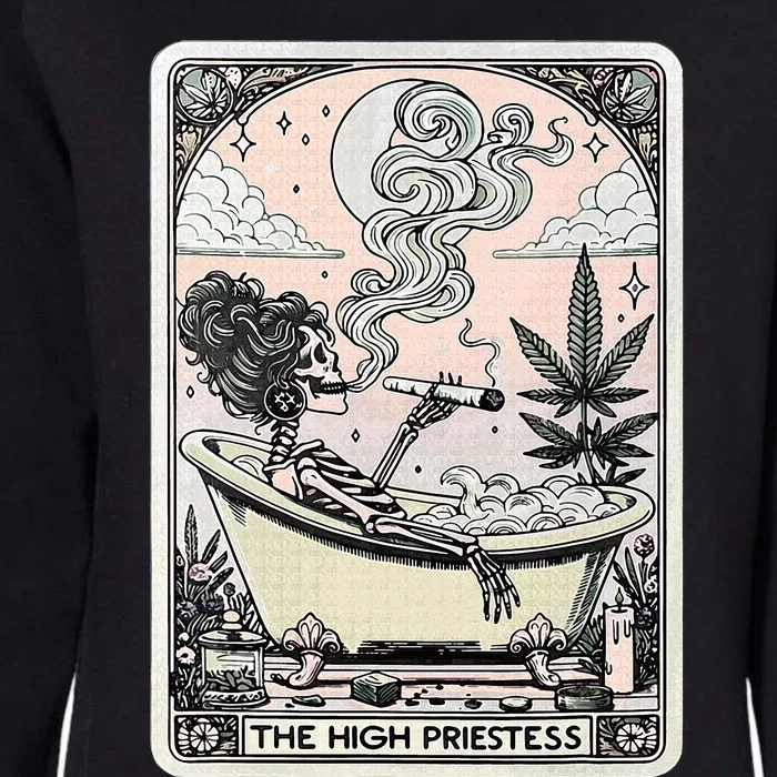 The High Priestess Tarot Card Womens California Wash Sweatshirt