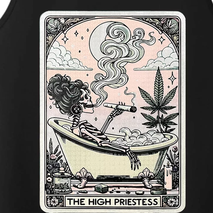 The High Priestess Tarot Card Performance Tank