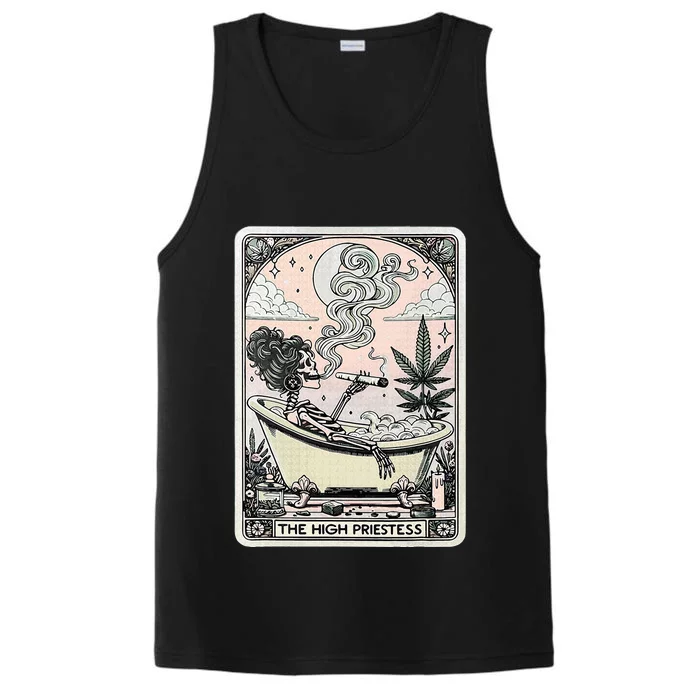 The High Priestess Tarot Card Performance Tank