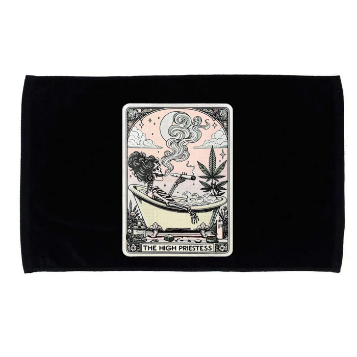 The High Priestess Tarot Card Microfiber Hand Towel