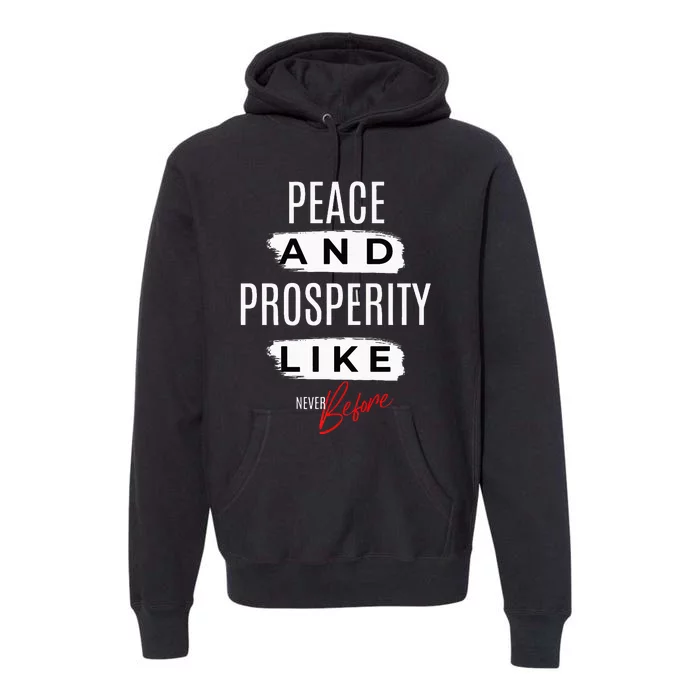 Trump Harris Presidential Debate Quote Election 2024 Premium Hoodie