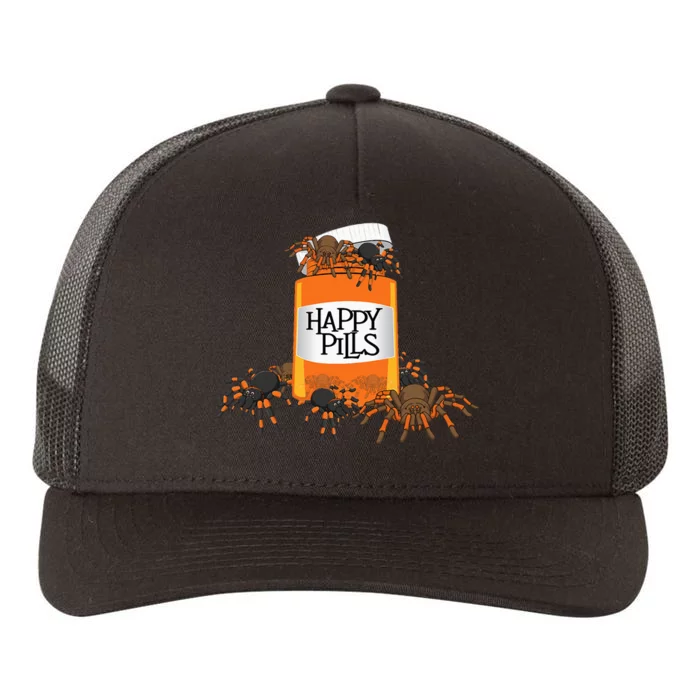 Tarantula Happy Pills Arthropod Arachnid Arachnophile Yupoong Adult 5-Panel Trucker Hat