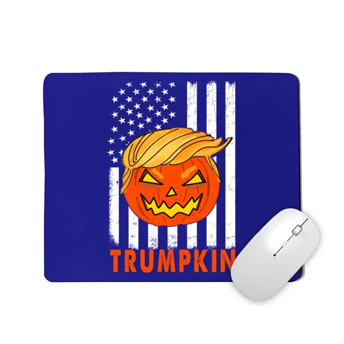 Trump Halloween Pumpkin Carving Funny Usa Flag Trumpkin Great Gift Mousepad