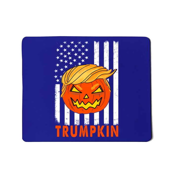 Trump Halloween Pumpkin Carving Funny Usa Flag Trumpkin Great Gift Mousepad