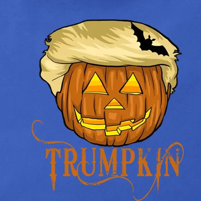 Trump Halloween Pumpkin Carving Trump Supporter Trumpkin Great Gift Zip Tote Bag