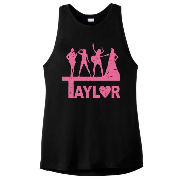 Taylor Heart Performance Lover Ladies Tri-Blend Wicking Tank