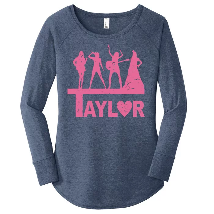 Taylor Heart Performance Lover Women's Perfect Tri Tunic Long Sleeve Shirt