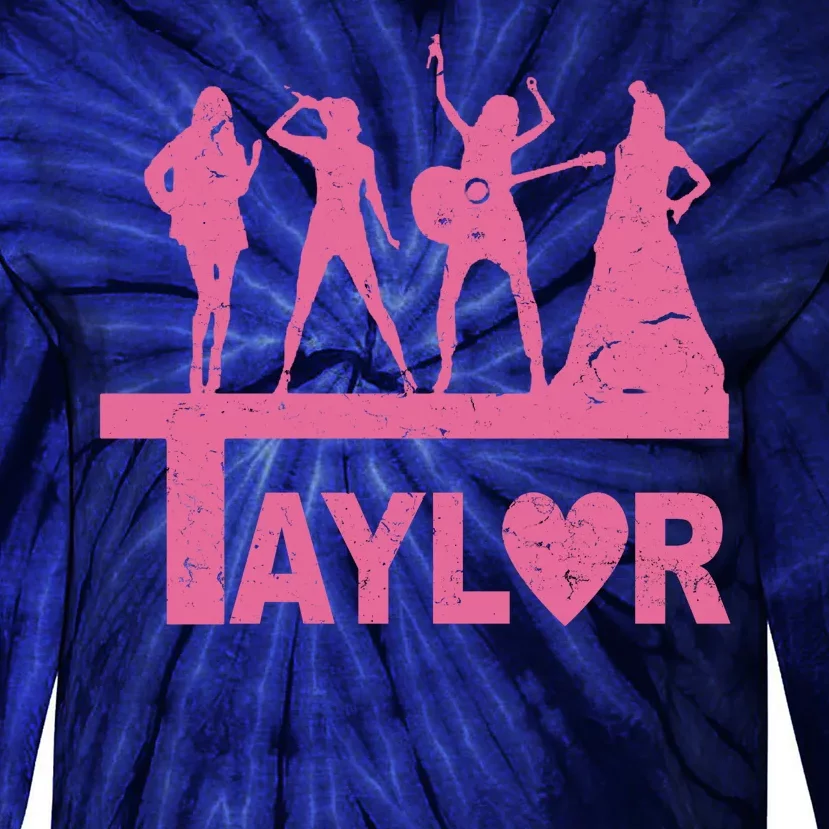 Taylor Heart Performance Lover Tie-Dye Long Sleeve Shirt