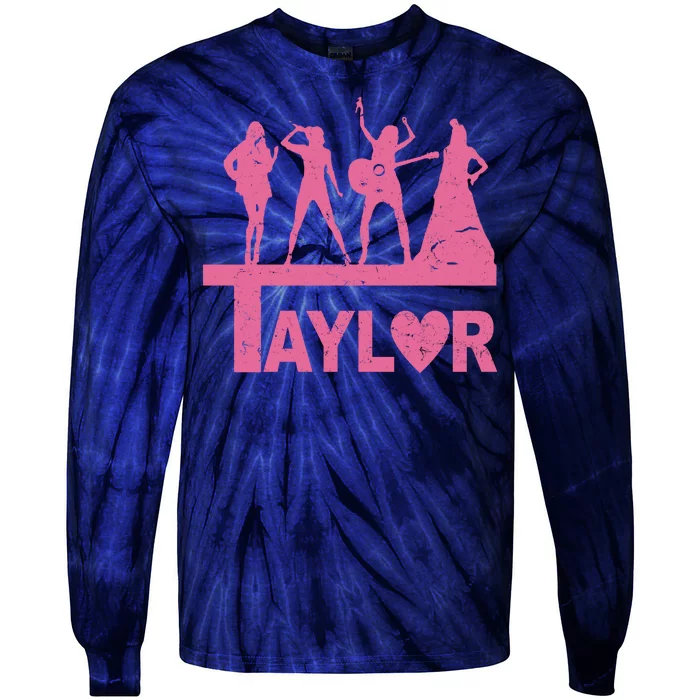 Taylor Heart Performance Lover Tie-Dye Long Sleeve Shirt