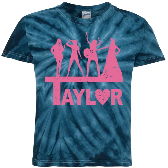 Taylor Heart Performance Lover Kids Tie-Dye T-Shirt