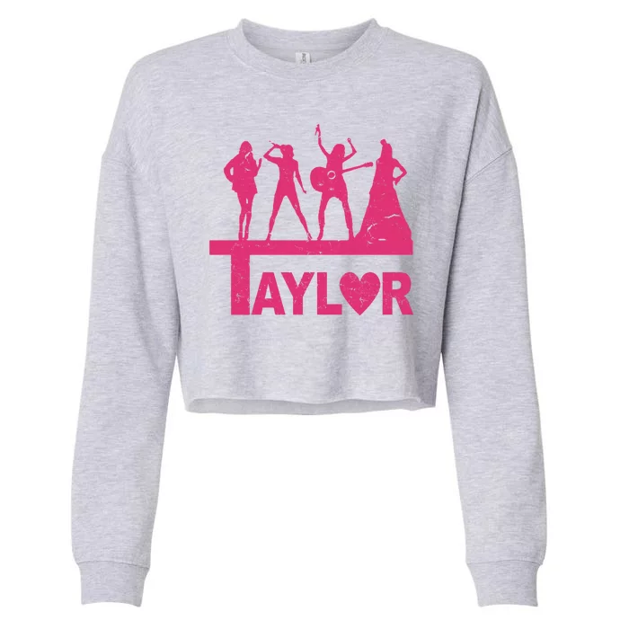 Taylor Heart Performance Lover Cropped Pullover Crew