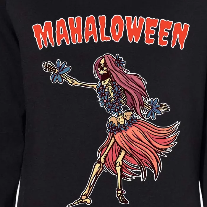 Tropical Halloween Party Mahaloween Hula Womens California Wash Sweatshirt