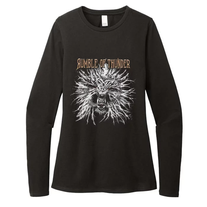 The Hu R.U.M.B.L.E Of Thunder Album Art Womens CVC Long Sleeve Shirt