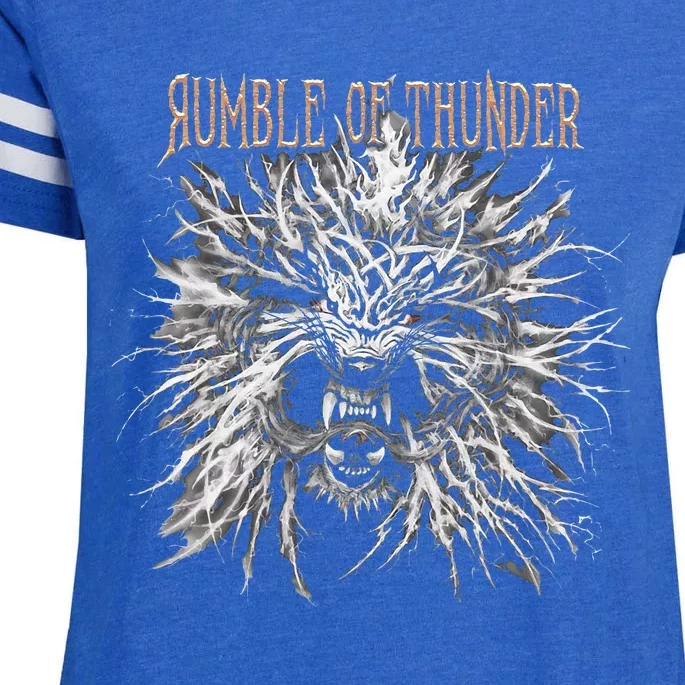 The Hu R.U.M.B.L.E Of Thunder Album Art Enza Ladies Jersey Football T-Shirt