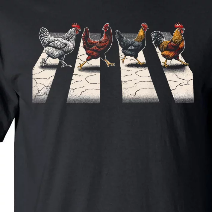 The Hens Retro Chicken Gifts Funny Chicken Tall T-Shirt