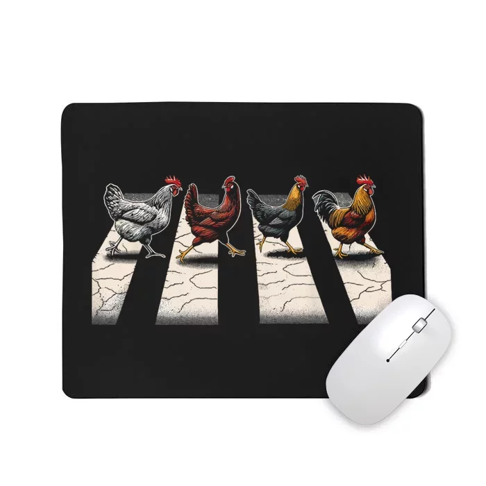 The Hens Retro Chicken Gifts Funny Chicken Mousepad