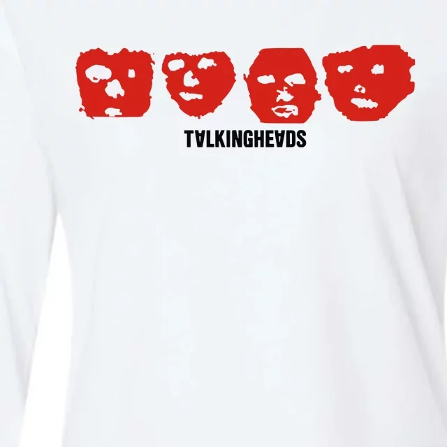 Talking Heads Remain In Light Faces Womens Cotton Relaxed Long Sleeve T-Shirt