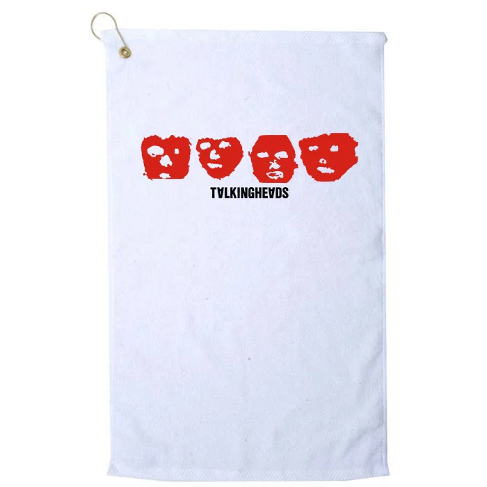 Talking Heads Remain In Light Faces Platinum Collection Golf Towel