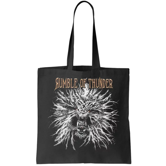 The Hu R.U.M.B.L.E Of Thunder Album Art Tote Bag