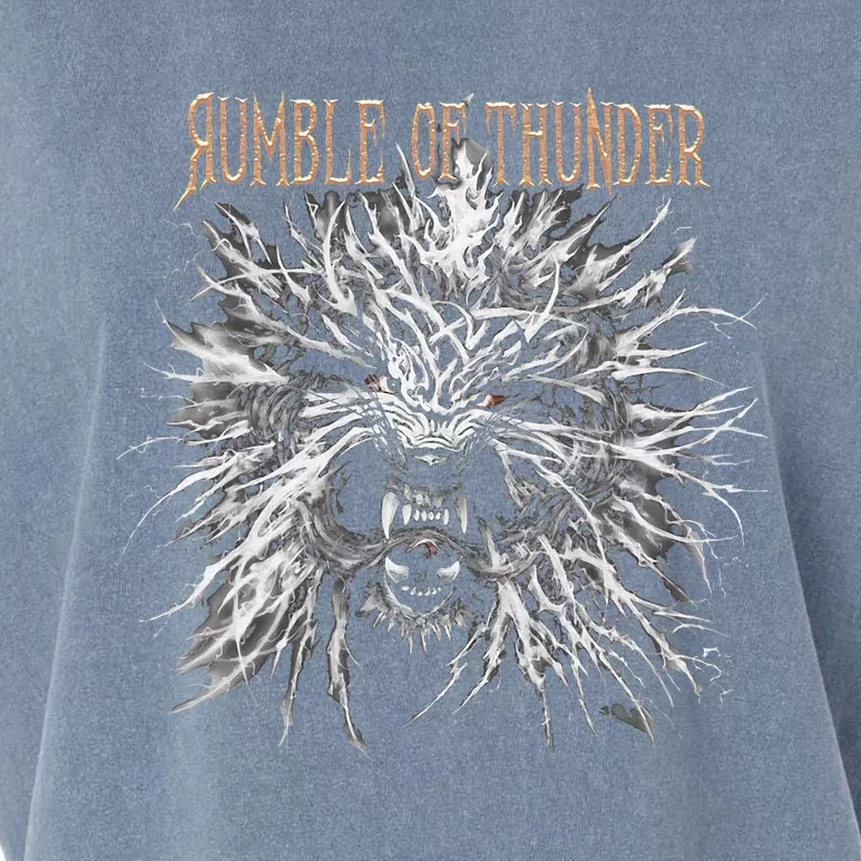 The Hu R.U.M.B.L.E Of Thunder Album Art Garment-Dyed Women's Muscle Tee