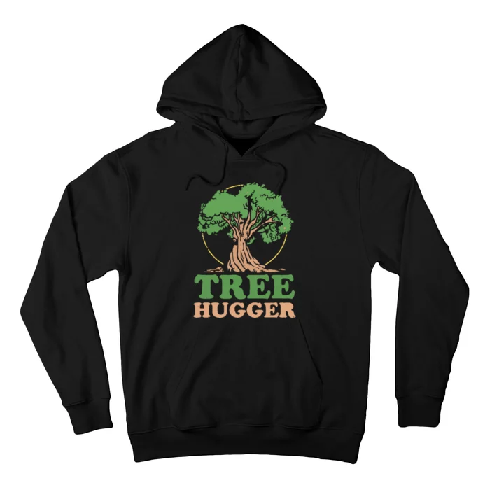 Tree Hugger Retro Vintage Environmental Nature Lover Hoodie