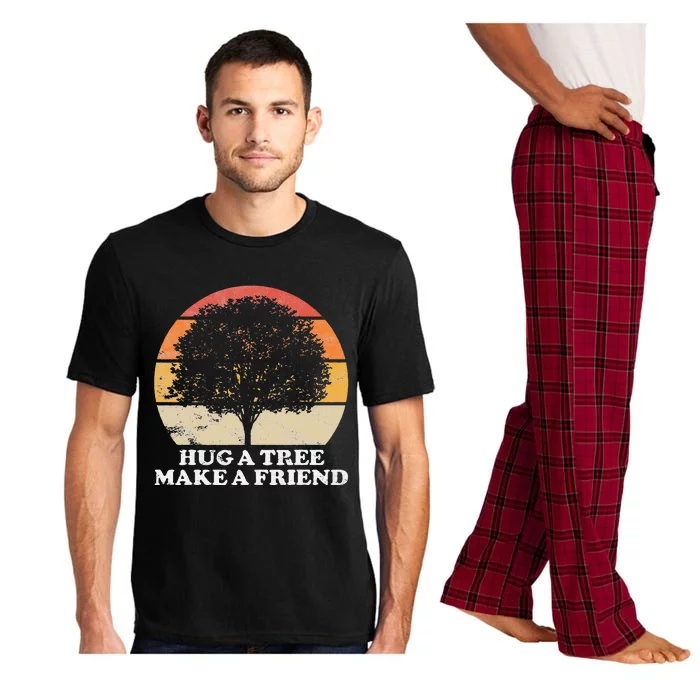 Tree Hugger Retro Environmental Nature Lover Earth Pajama Set