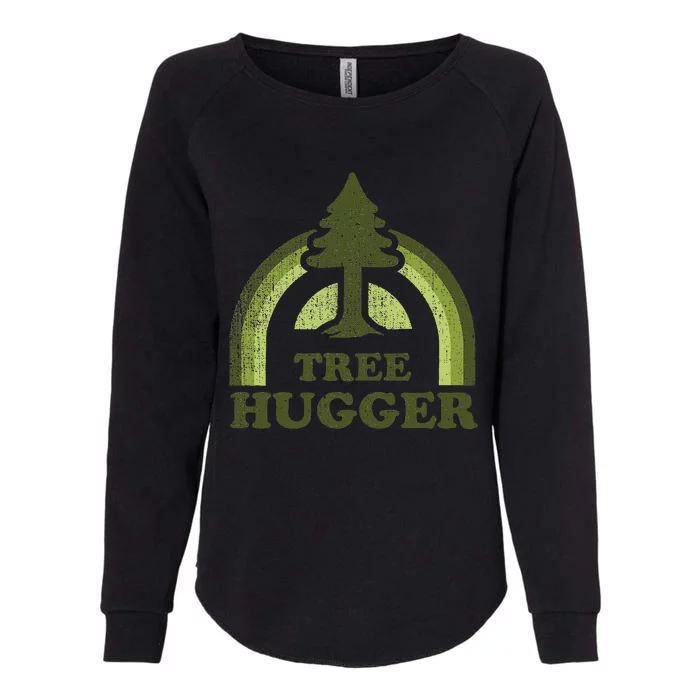 Tree Hugger Retro Environmental Nature Lover Womens California Wash Sweatshirt