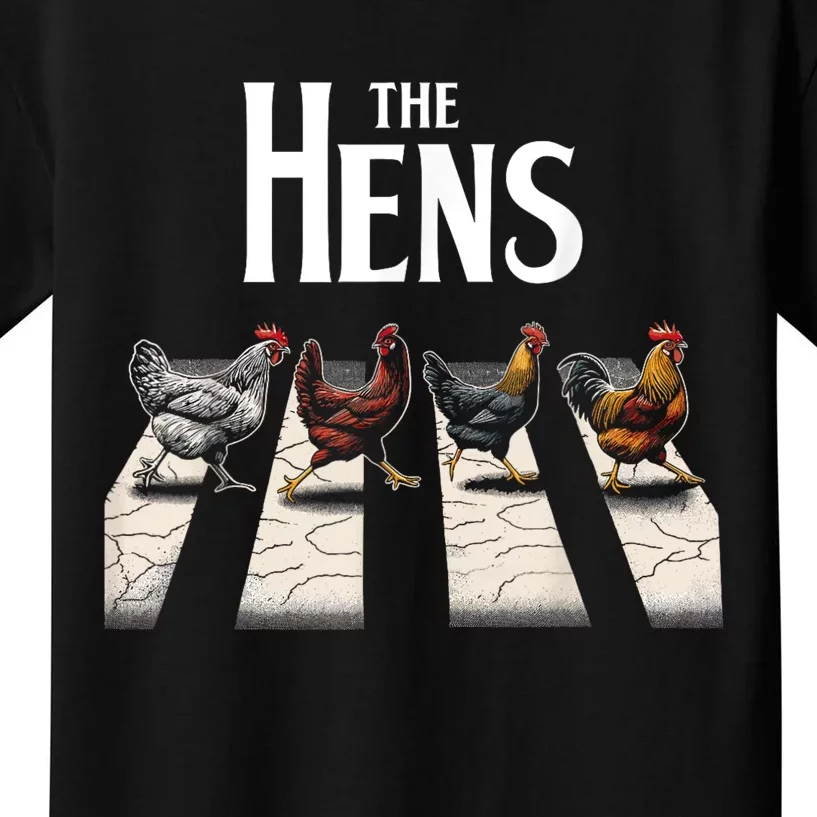 The Hens Retro Chicken Gifts Funny Chicken Kids T-Shirt