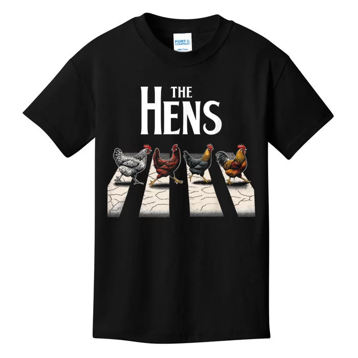 The Hens Retro Chicken Gifts Funny Chicken Kids T-Shirt