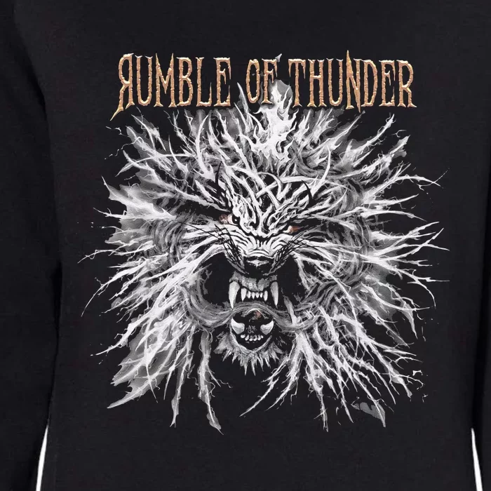 The Hu Rumble Of Thunder Album Art Womens California Wash Sweatshirt