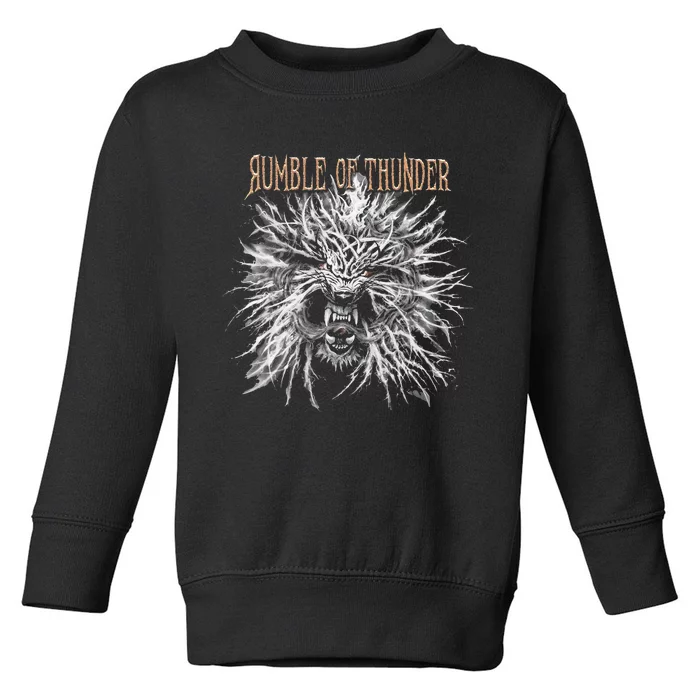 The Hu Rumble Of Thunder Album Art Toddler Sweatshirt