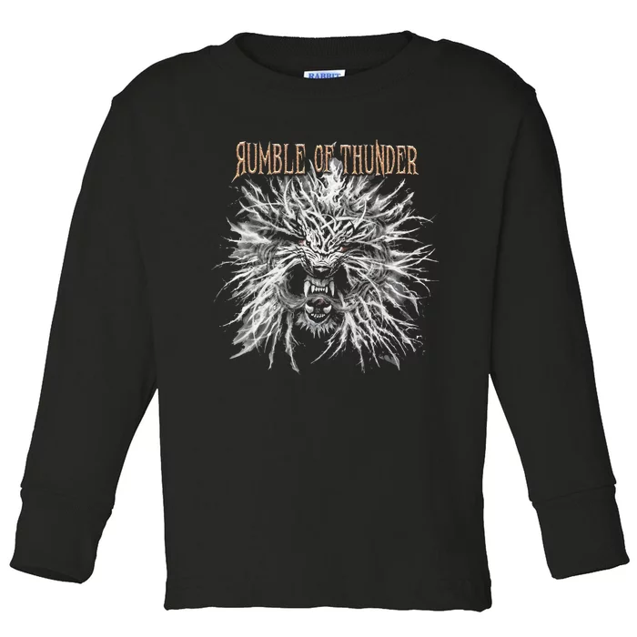 The Hu Rumble Of Thunder Album Art Toddler Long Sleeve Shirt