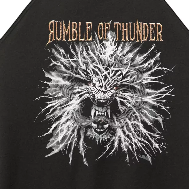 The Hu Rumble Of Thunder Album Art Women’s Perfect Tri Rocker Tank