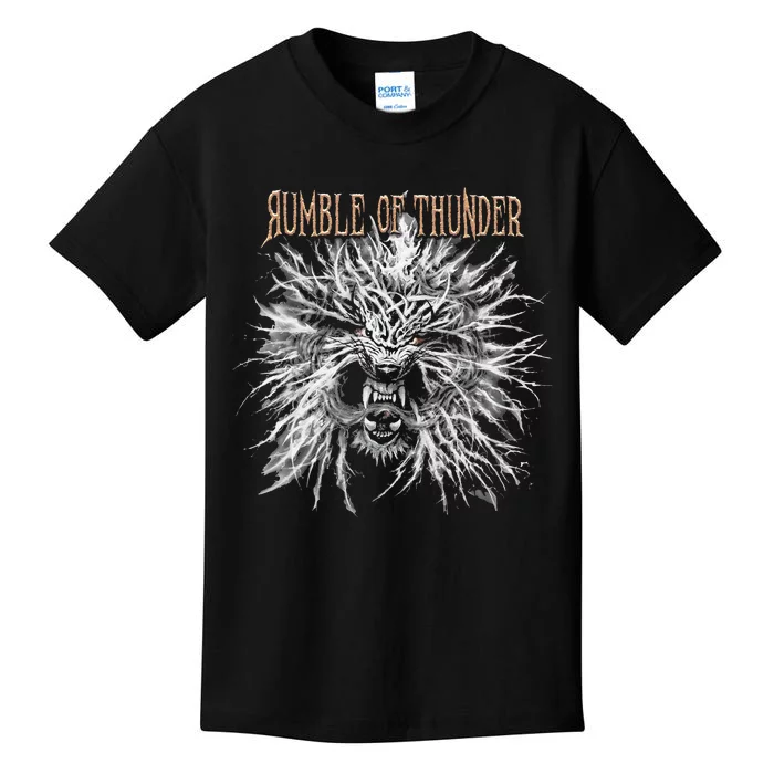 The Hu Rumble Of Thunder Album Art Kids T-Shirt