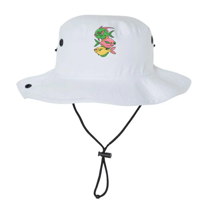 Three Colorful Fishes Legacy Cool Fit Booney Bucket Hat