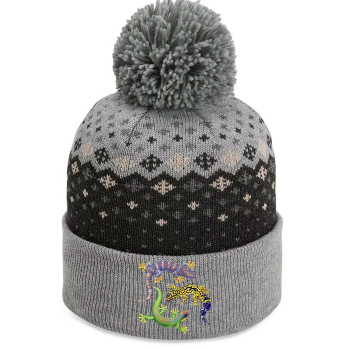 Three Geckos The Baniff Cuffed Pom Beanie