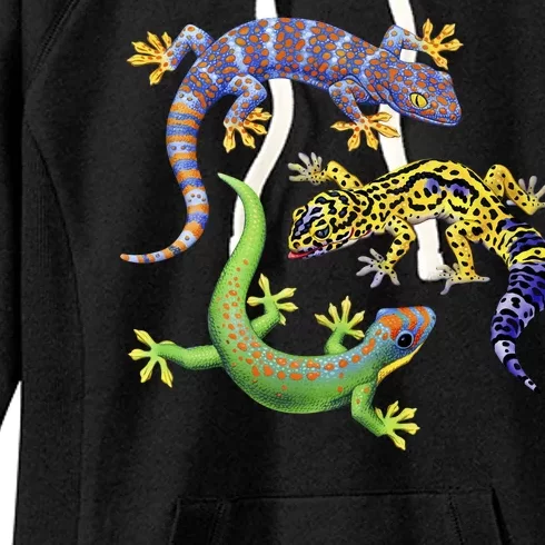 Three Geckos Women's Fleece Hoodie