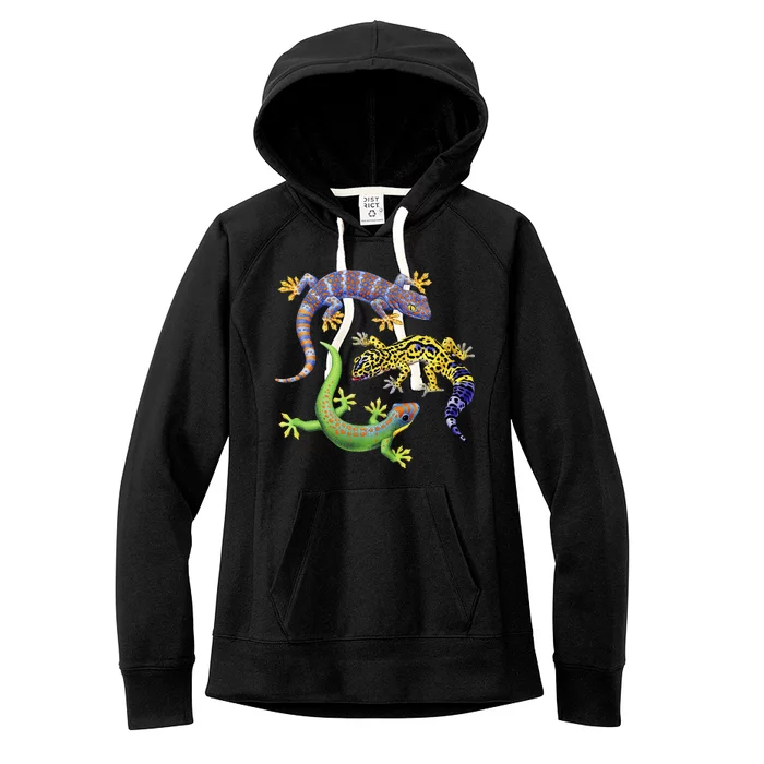 Three Geckos Women's Fleece Hoodie