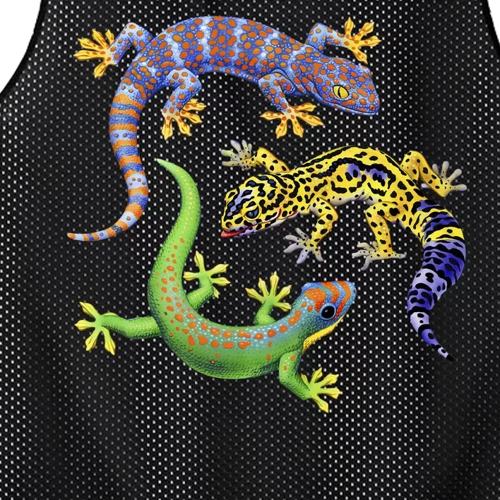 Three Geckos Mesh Reversible Basketball Jersey Tank