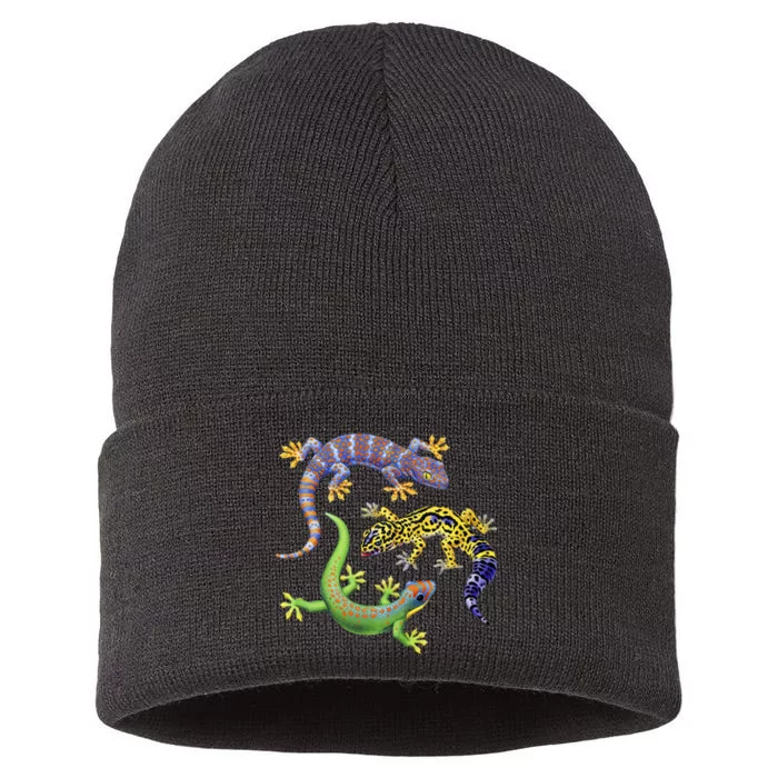 Three Geckos Sustainable Knit Beanie