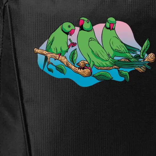 Three Parrots City Backpack