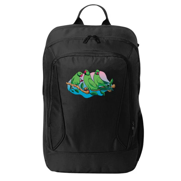 Three Parrots City Backpack