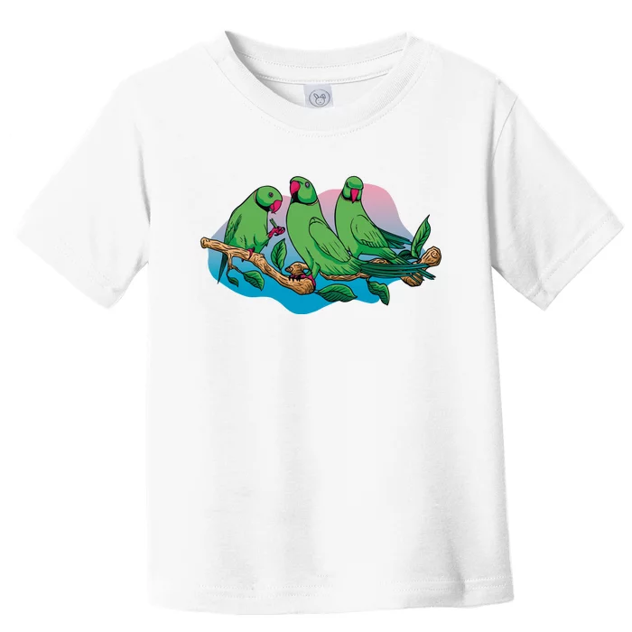 Three Parrots Toddler T-Shirt