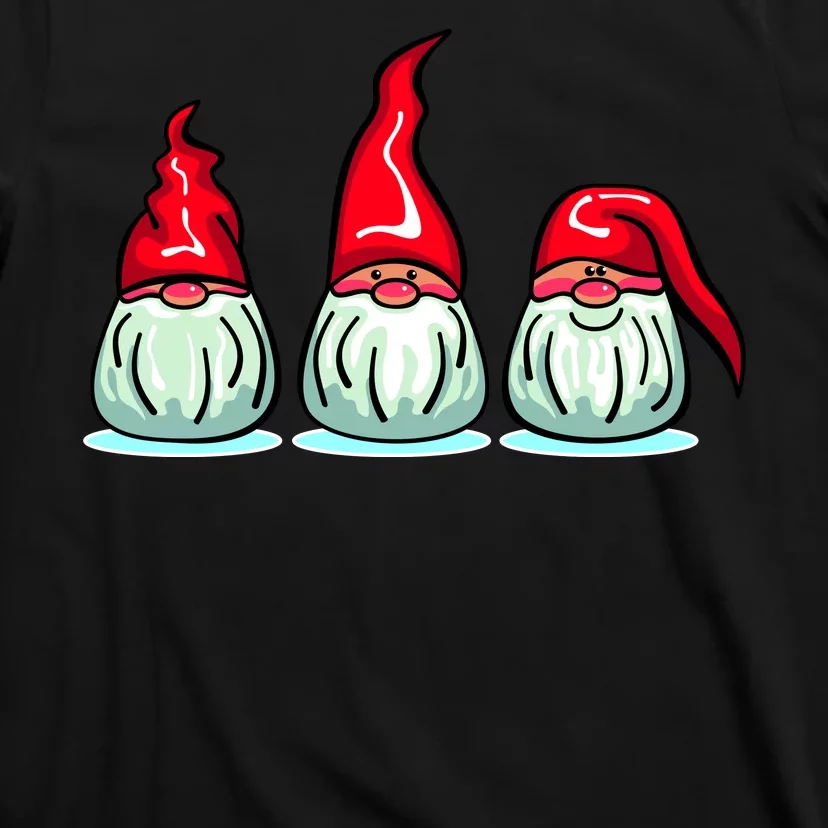 Three Santa Gnomes T-Shirt